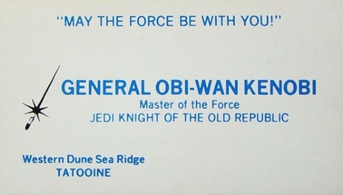 Star Wars Business Cards (12 pics)