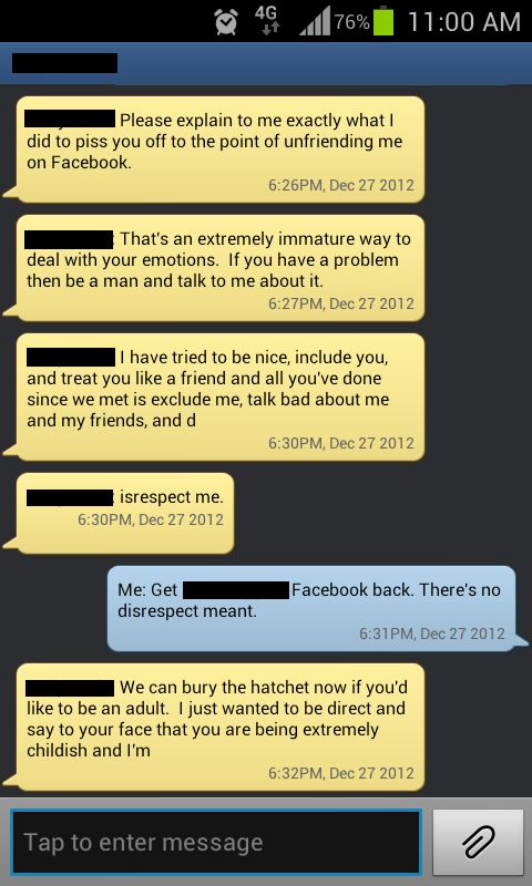 One Guy De-Friended a Friend’s Girlfriend on Facebook (8 pics)