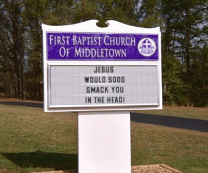 Awkward Church Signs (28 pics)