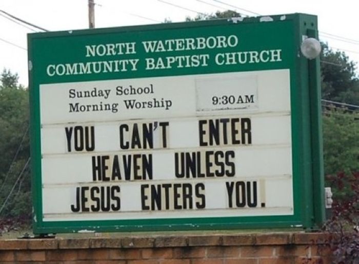 Awkward Church Signs (28 pics)