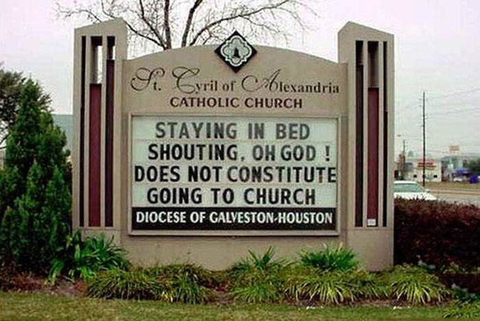 Awkward Church Signs (28 pics)