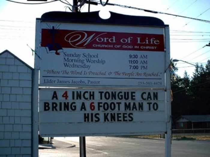 Awkward Church Signs (28 pics)