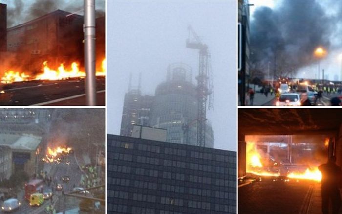 London Helicopter Crash (21 pics + 2 videos)