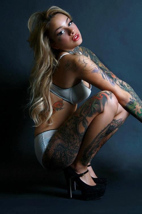 Tattooed Girls (60 pics)