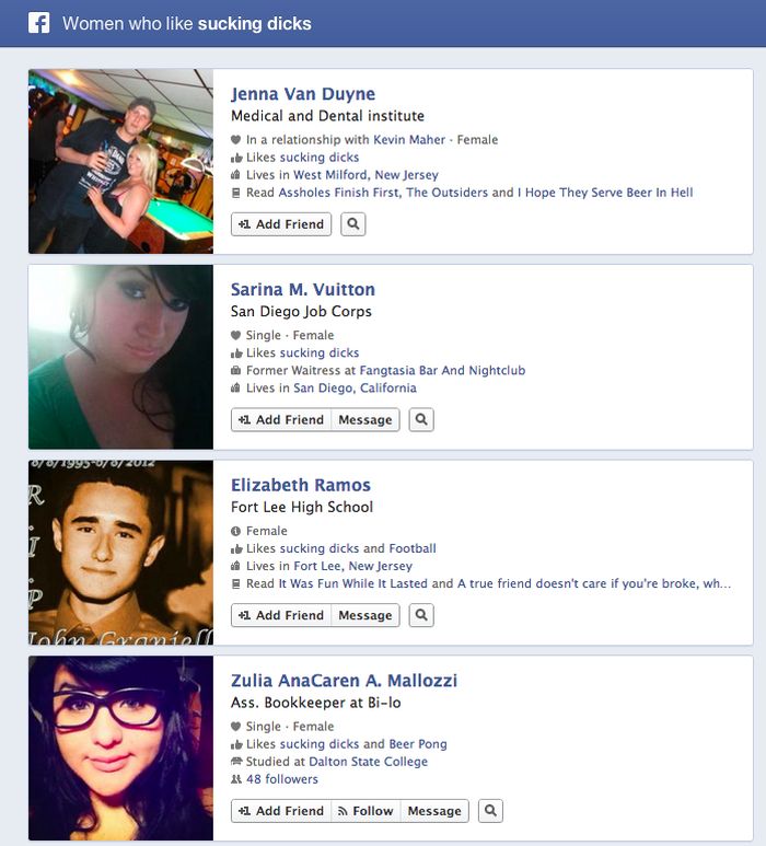 Facebook Graph Search (7 pics)
