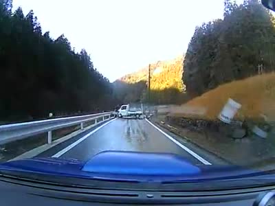 Subaru WRX Braking on the Icy Road