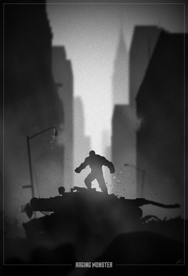 Superhero Noir Posters (10 pics)
