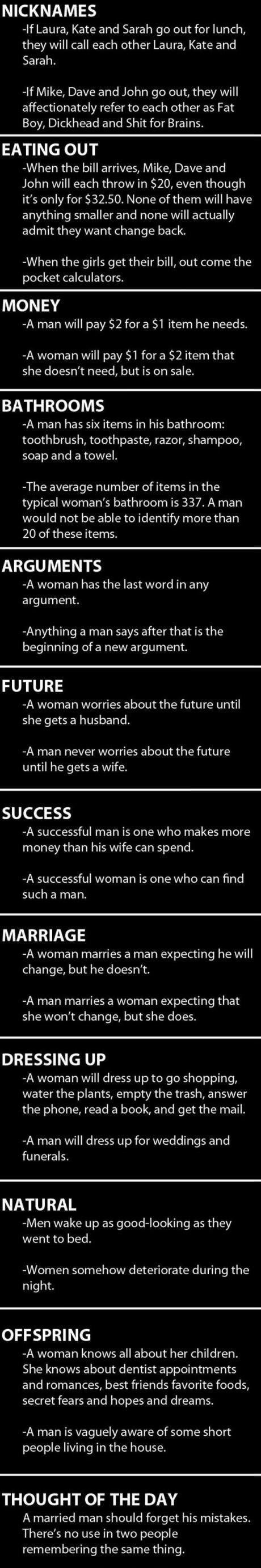 Men vs Women. Part 2 (19 Pics)