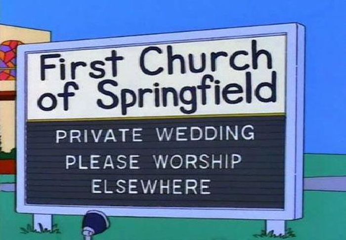 Funny Signs From The Simpsons. Part 2 (26 pics)