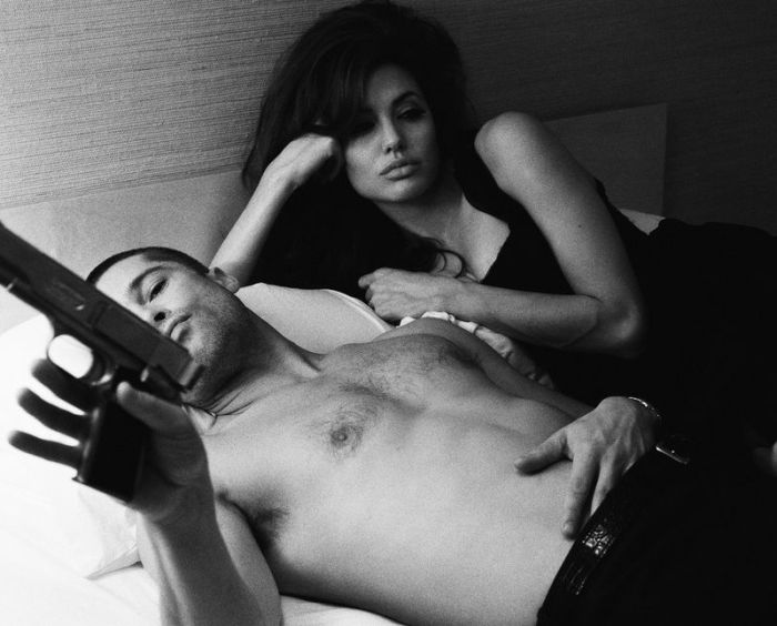 Brad Pitt and Angelina Jolie in Domestic Bliss (40 pics)