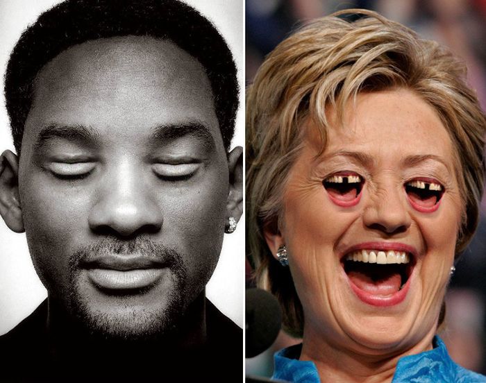 Celebrities With Moutheyes and Eyemouths (17 pics)