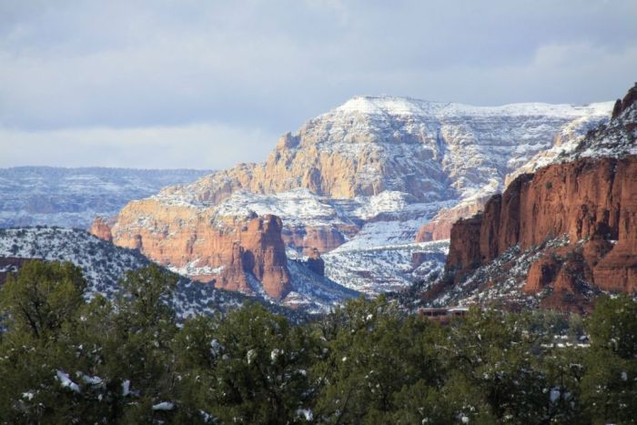 Grand Canyon Covered with Snow (8 pics)