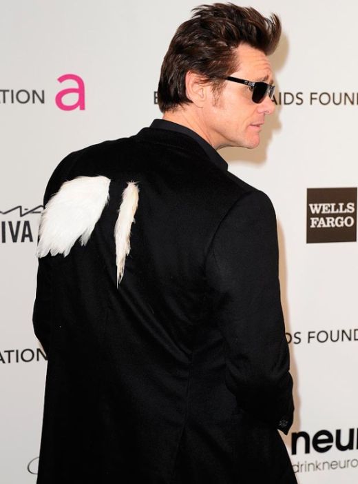 Jim Carrey at the 2013 Oscar Party (5 pics)