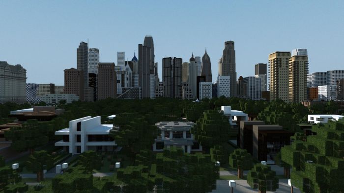 Minecraft City (20 pics)