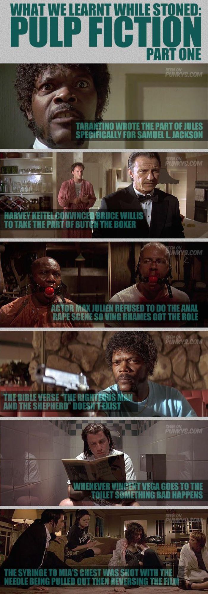 Interesting Facts About Pulp Fiction (2 pics)