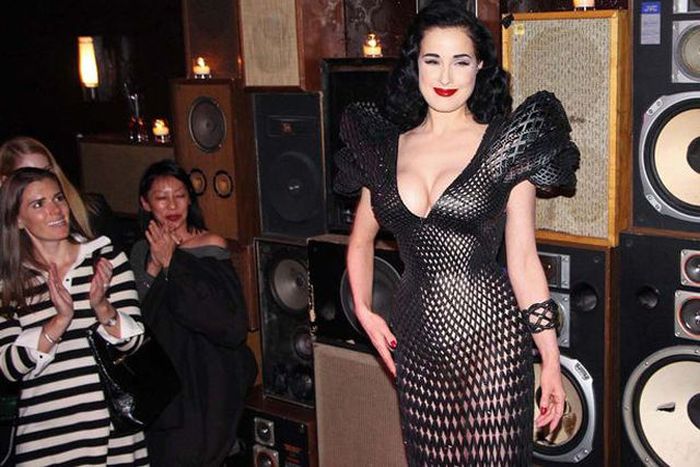 3D Printed Dress of Dita Von Teese (12 pics)