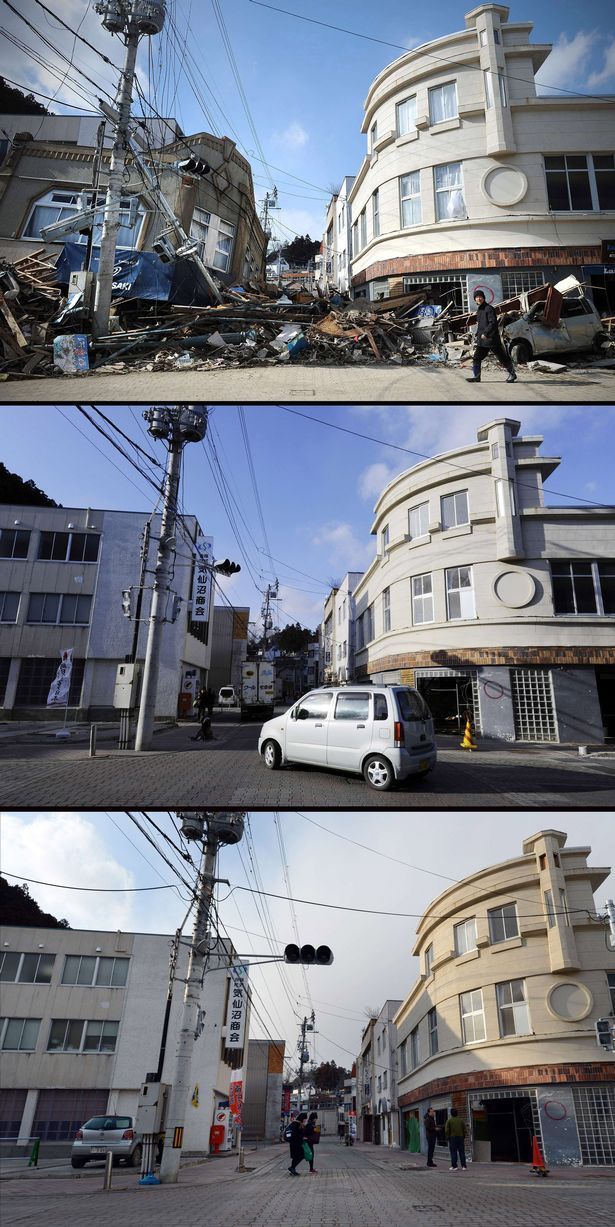Japan Before and After Tsunami (38 pics)