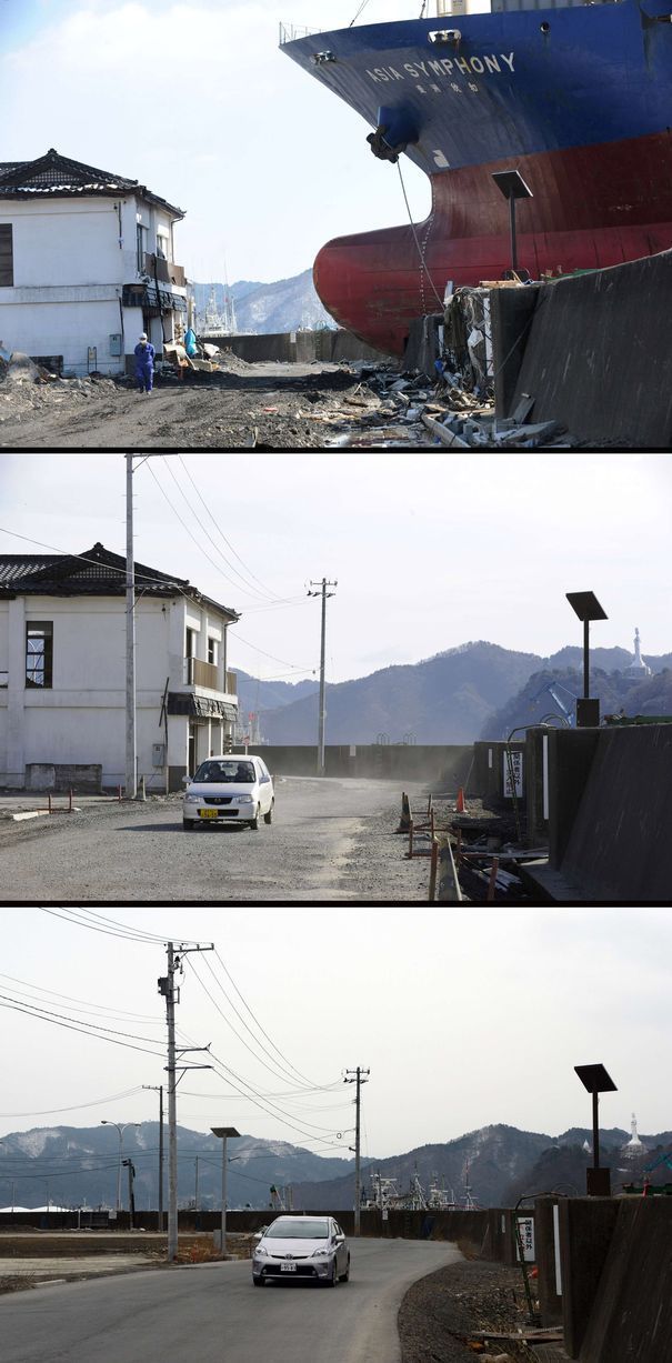 Japan Before and After Tsunami (38 pics)