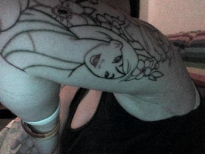 Strange Disney Inspired Tattoos (30 pics)