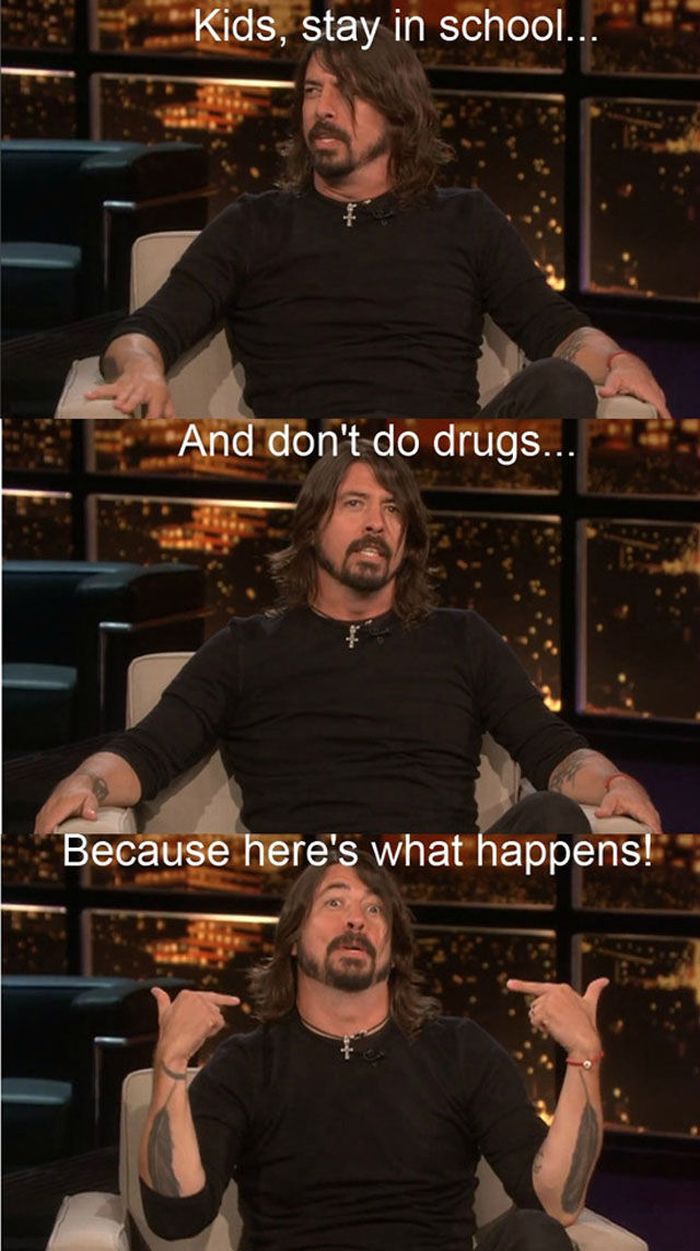 Dave Grohl is Truly Awesome (20 pics + video)