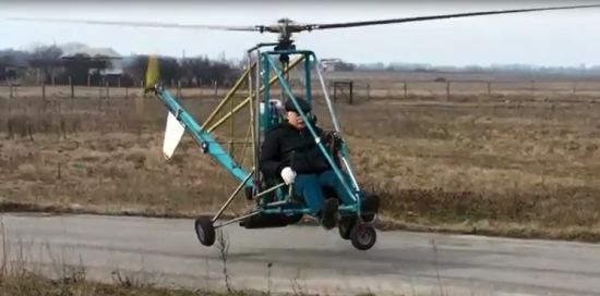 Great Russian Homemade Helicopter