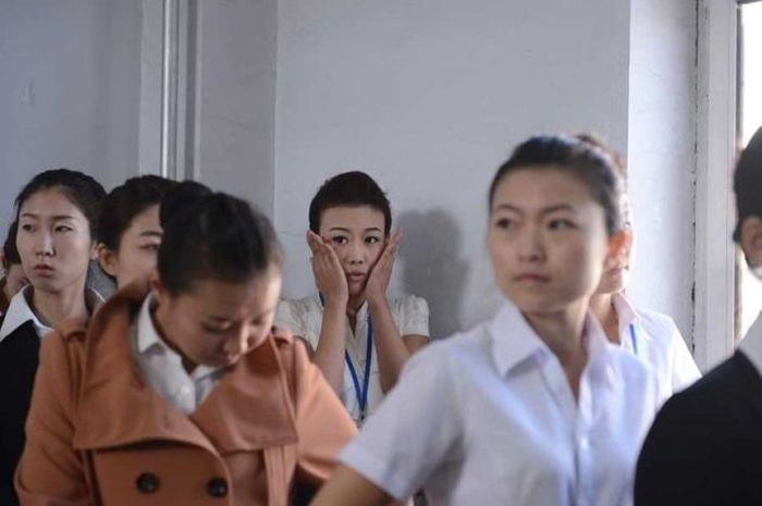 Castings for Stewardesses in China (24 pics)