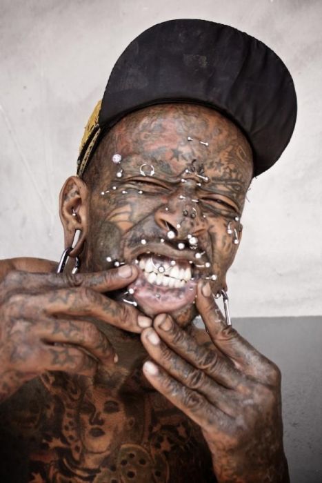 Tattoo and Piercing Freak Marcus Boykin (23 pics)