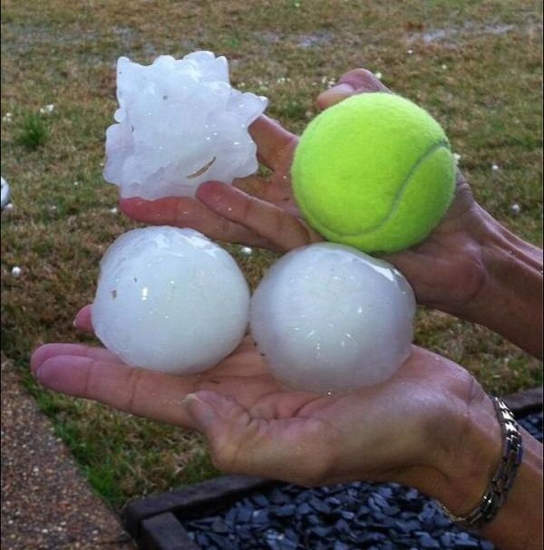Mississippi Hailstorm (10 pics)
