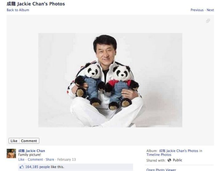 Jackie Chan’s Photos on His Facebook (31 pics)