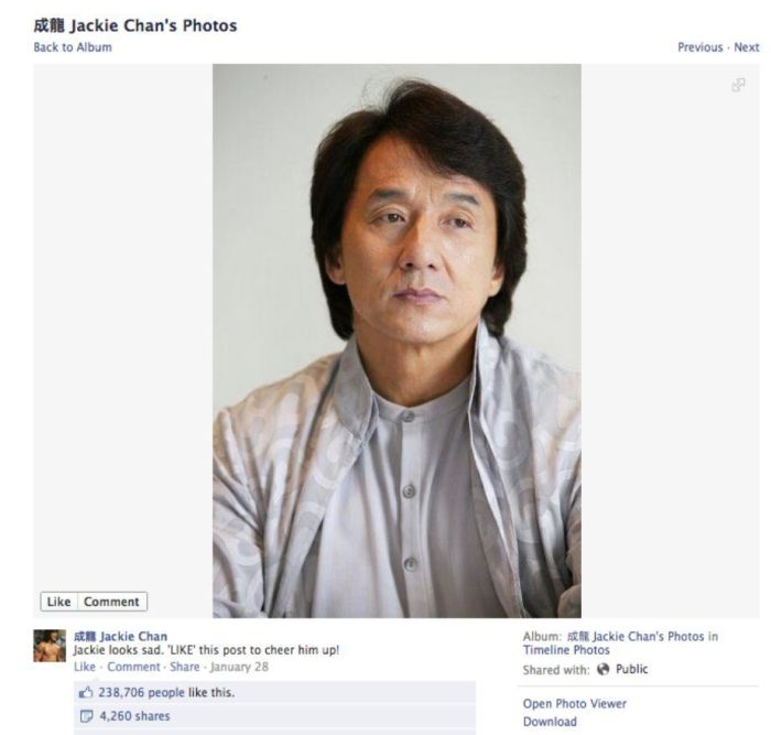 Jackie Chan’s Photos on His Facebook (31 pics)