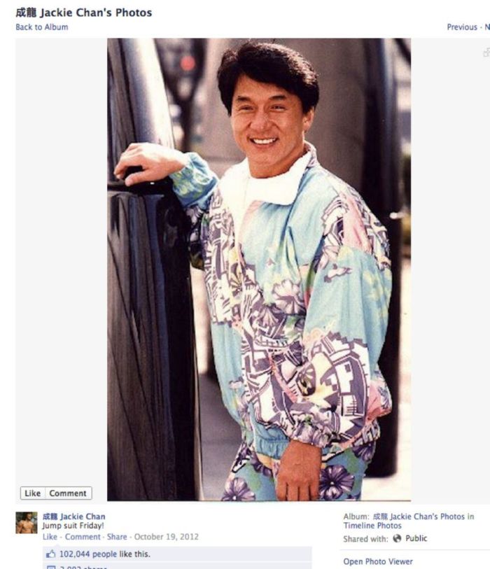 Jackie Chan’s Photos on His Facebook (31 pics)