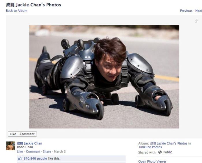 Jackie Chan’s Photos on His Facebook (31 pics)