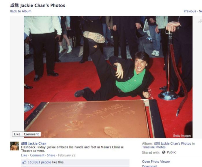 Jackie Chan’s Photos on His Facebook (31 pics)