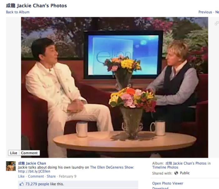 Jackie Chan’s Photos on His Facebook (31 pics)