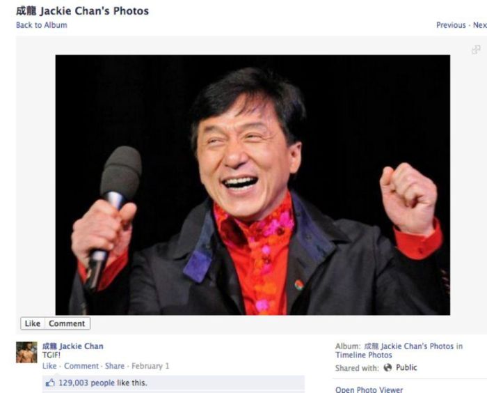 Jackie Chan’s Photos on His Facebook (31 pics)