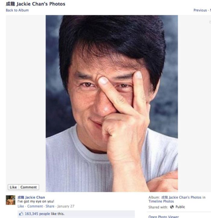 Jackie Chan’s Photos on His Facebook (31 pics)