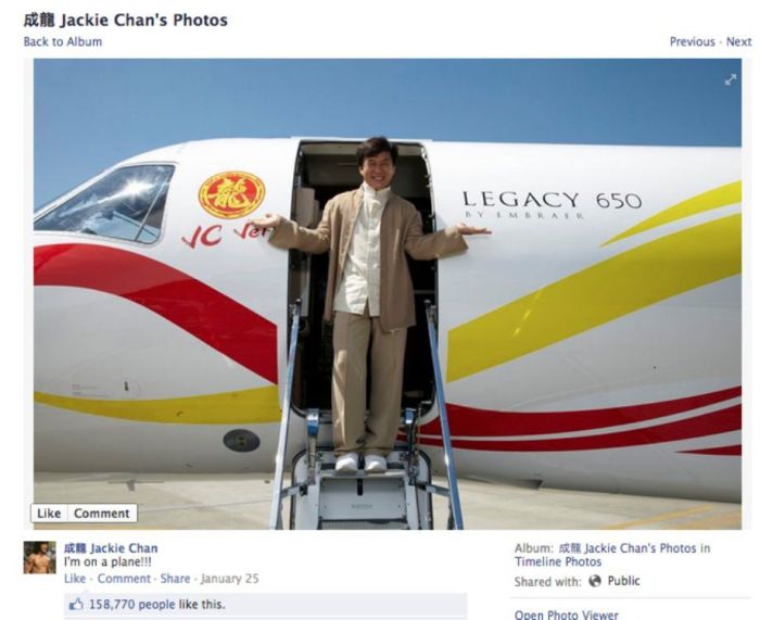 Jackie Chan’s Photos on His Facebook (31 pics)