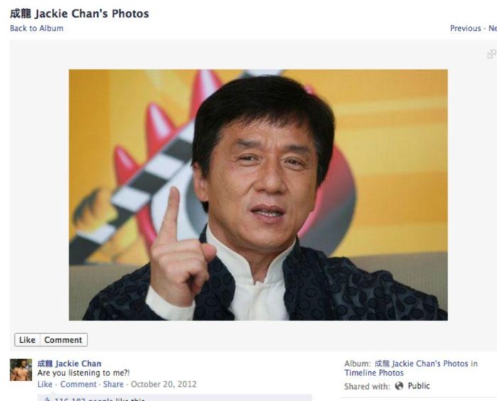 Jackie Chan’s Photos on His Facebook (31 pics)