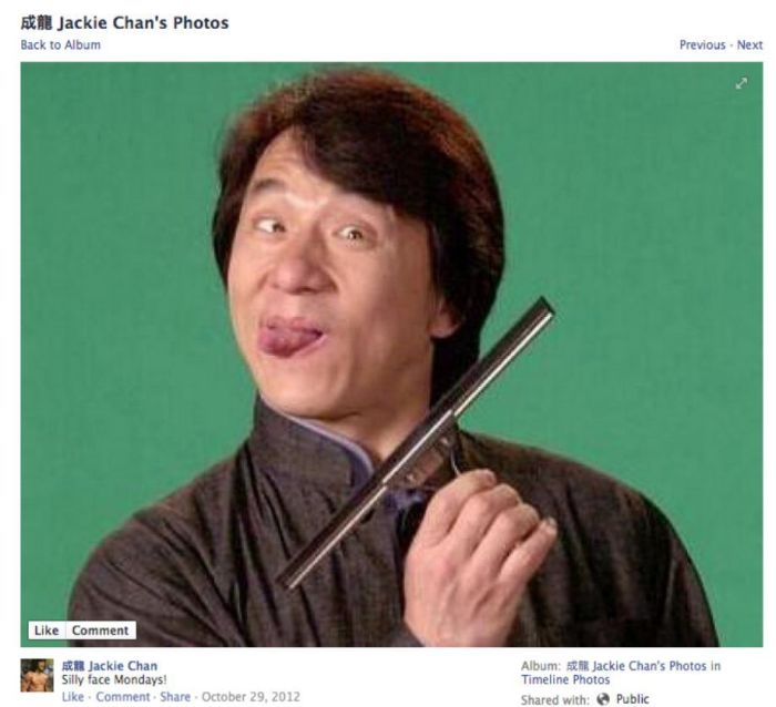 Jackie Chan’s Photos on His Facebook (31 pics)