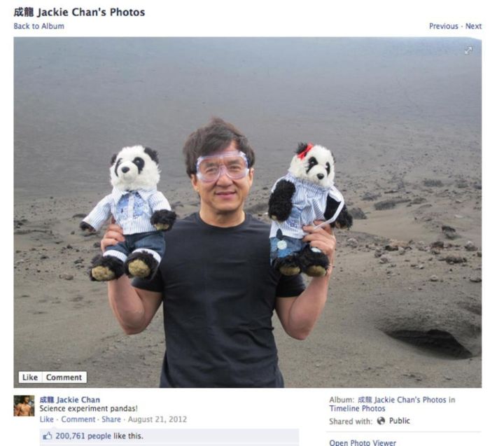 Jackie Chan’s Photos on His Facebook (31 pics)