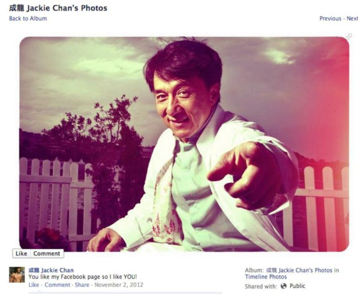 Jackie Chan’s Photos on His Facebook (31 pics)