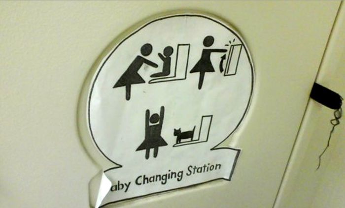 Funny Baby Changing Station Graffiti (23 pics)