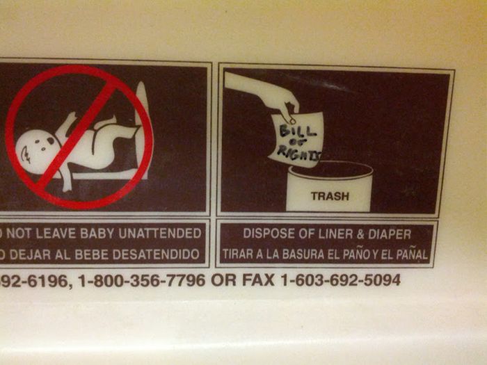 Funny Baby Changing Station Graffiti (23 pics)