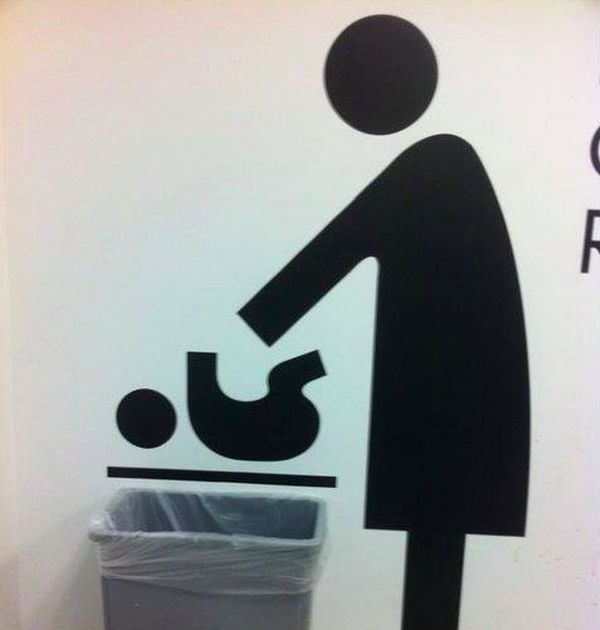 Funny Baby Changing Station Graffiti (23 pics)