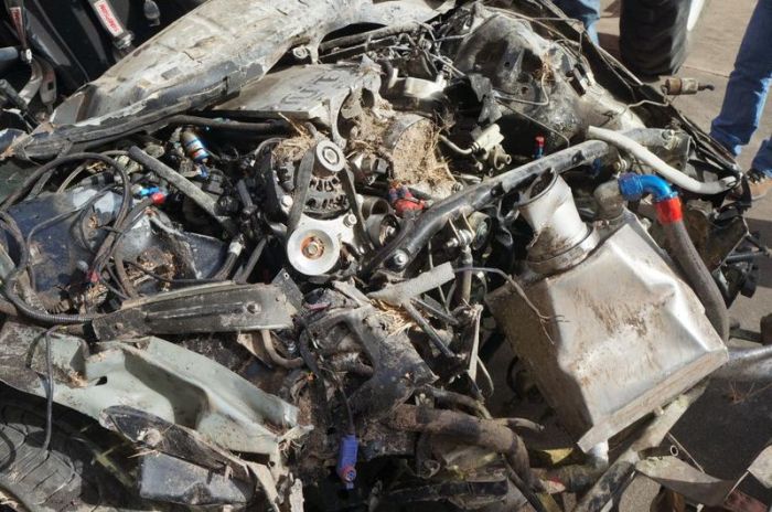 Car after a Terrible Crash (33 pics + video)