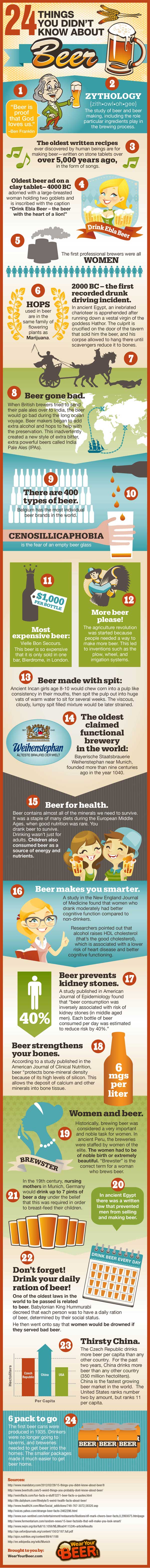 Facts About Beer (infographic)