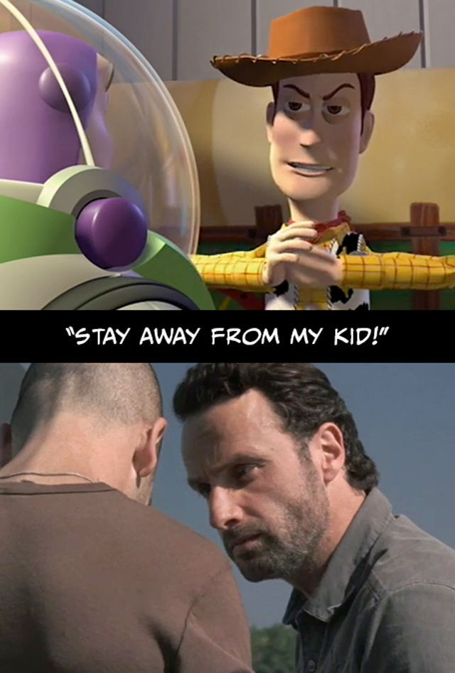 The Walking Dead vs Toy Story (40 pics)
