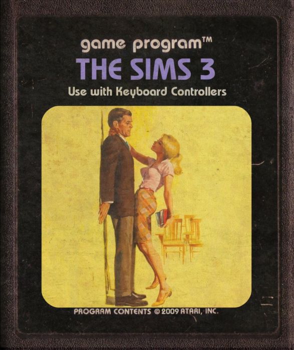 Modern Video Games Made as Atari Cartridges (46 pics)