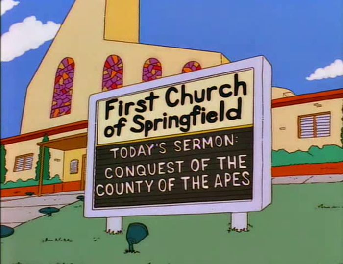 Funny Signs From The Simpsons. Part 4 (60 pics)