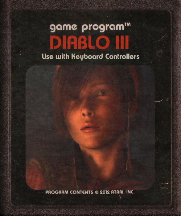 Modern Video Games Made as Atari Cartridges. Part 2 (46 pics)